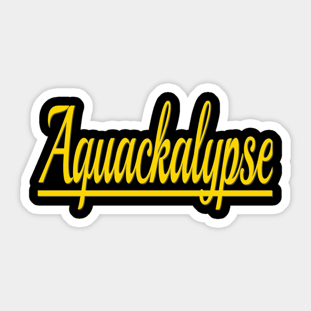 Aquackalypse Sticker by Wakingdream